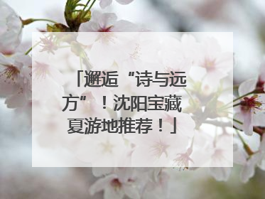 邂逅“诗与远方”！沈阳宝藏夏游地推荐！