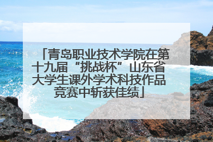 青岛职业技术学院在第十九届“挑战杯”山东省大学生课外学术科技作品竞赛中斩获佳绩