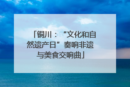 铜川：“文化和自然遗产日”奏响非遗与美食交响曲