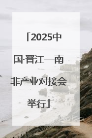 2025中国·晋江—南非产业对接会举行