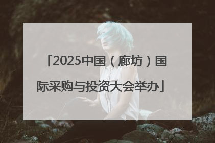 2025中国（廊坊）国际采购与投资大会举办
