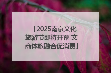 2025南京文化旅游节即将开幕 文商体旅融合促消费