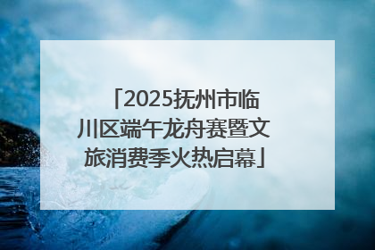 2025抚州市临川区端午龙舟赛暨文旅消费季火热启幕