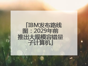 IBM发布路线图：2029年前推出大规模容错量子计算机